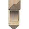 Ekena Millwork Thorton Arts and Crafts Rough Sawn Bracket w/ Offset Brace, Douglas Fir, 8"W x 20"D x 20"H BKT0806X20X20THR03RDF - alternate 3